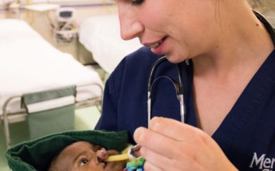 Haingo – seven months old and weighing 2,2kg – less than a new born baby